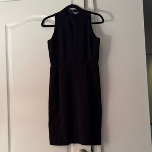 LOFT Black Sleeveless Mini Dress